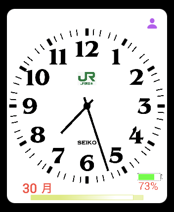 Clockology �J�X�^�}�C�Y��